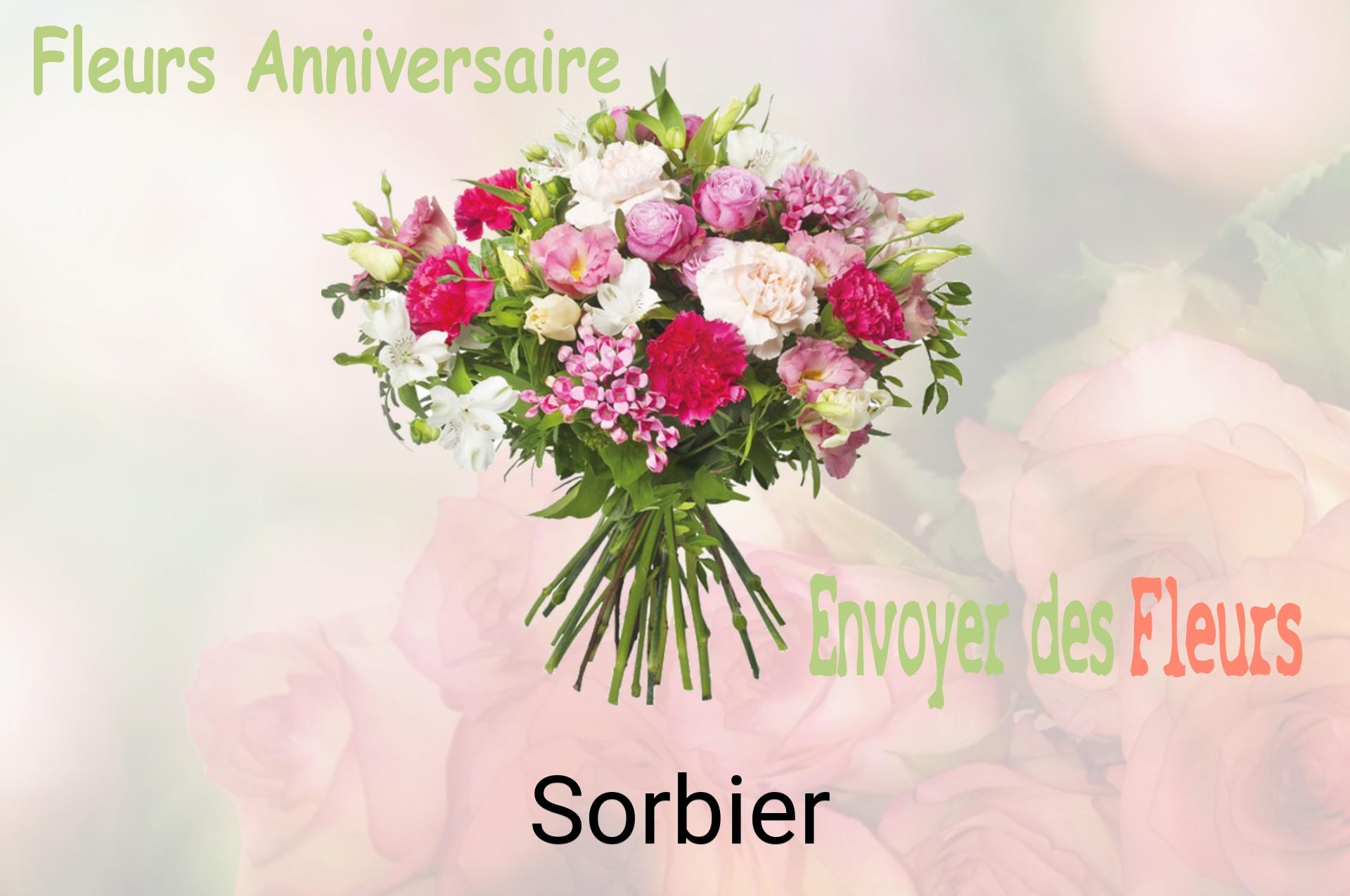 Bouquet de fleurs d’anniversaire livré à Sorbier